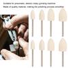 8PCS Conical Shape Conical Head Wool Material Grinding Head Practical Polishing Tool  Polishing Work