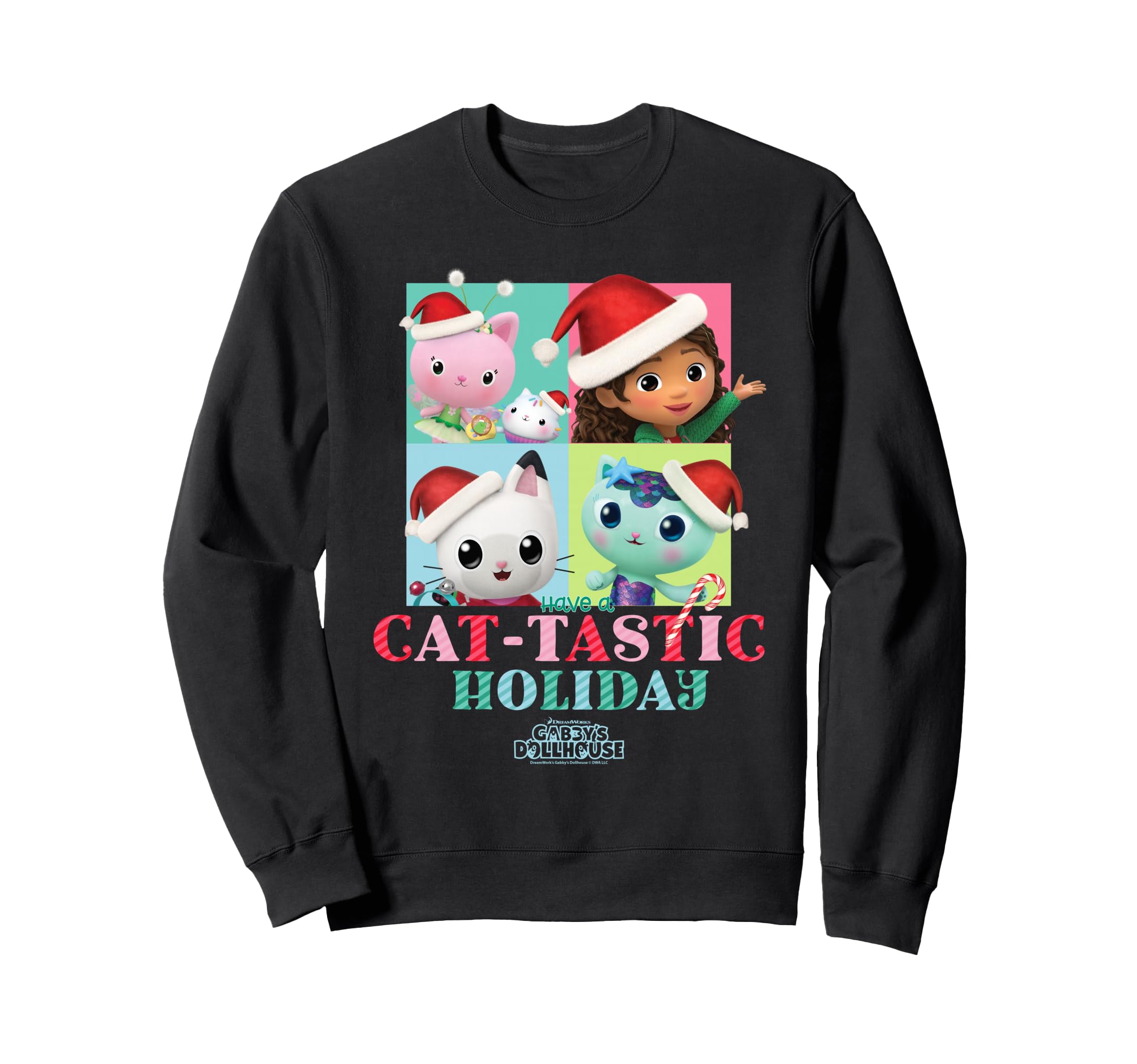 

DreamWorks Gabby s Dollhouse Cat-Tastic Holiday Sweatshirt