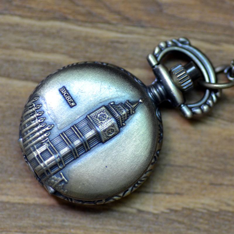 Retro Pocket Watch Men's and Women's Necklace Watch