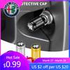 For Alfa Romeo 4Pcs Car Tire Valve Wheel Tyre Air Valve Dust Covers Stem Caps For Alfa Romeo Giulia Stelvio MiTo Giulietta Tonal