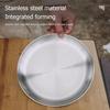 Stainless Steel Plates Dinner Plates Portable Metal Dinner Dishes Feeding Serving Tableware Great for Picnic Outdoor Camping BBQ