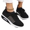 Women's Knit Slip-On Casual Shoes, Lightweight Fashion Flats, Plus Size Spring Summer Footwear