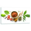 GLASS PLATE CUTTING BOARD 52x30 SPICES