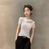 Oversize T Shirt For Women With Embroidery And Round Neck For Spring 2025
