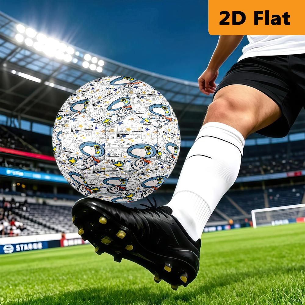 Snoopy Soccer Ball Suitable For Both Training And Competition No 11 Football Wearresistant And Slipresistant High Elasticity