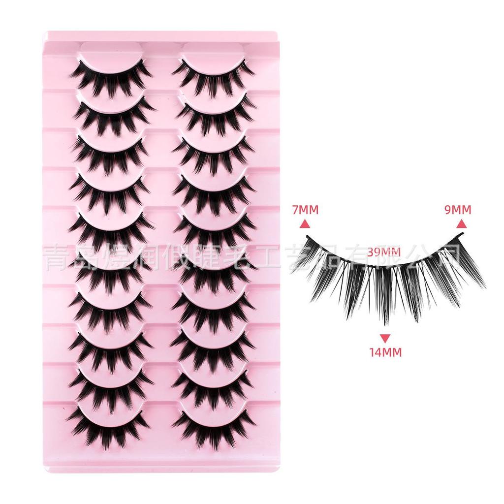 Thick Slanted Black Fox Eye False Eyelashes