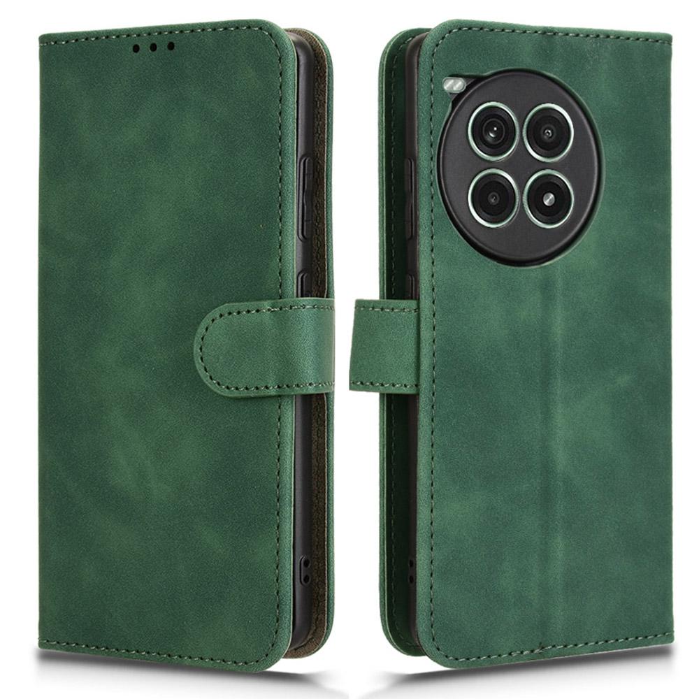 For OnePlus Ace 3 Pro 5G Case Skin-Feel Leather Anti-Drop Wallet Flip Phone Cover