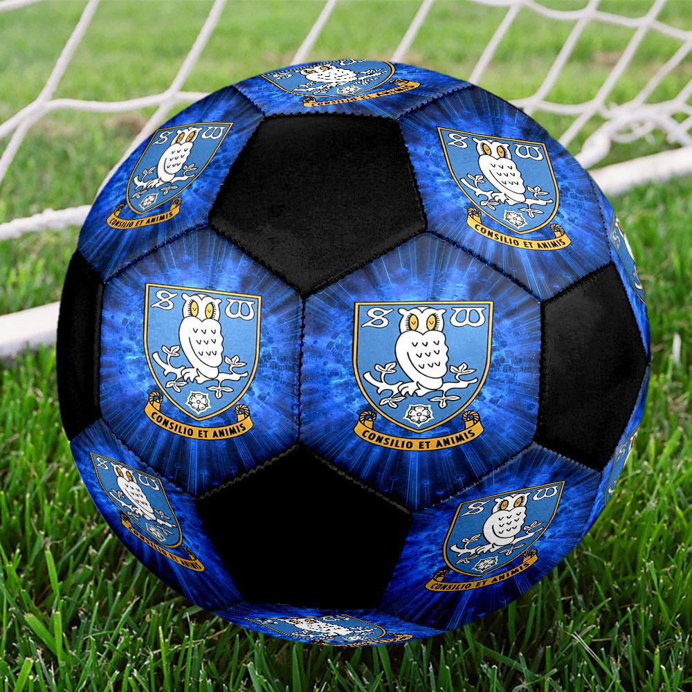 1pc Sheffield Wednesday Football Club Soccer Ball Size 5 Indoor Soccer Ball Fashion Colorful Backyard Game - Great For Sports Fans Gift HE104