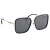 Burberry BE3145D Stylish Large Frame Super Piece Sunglasses Titanium Square Sunglasses Unisex Couple Style Black