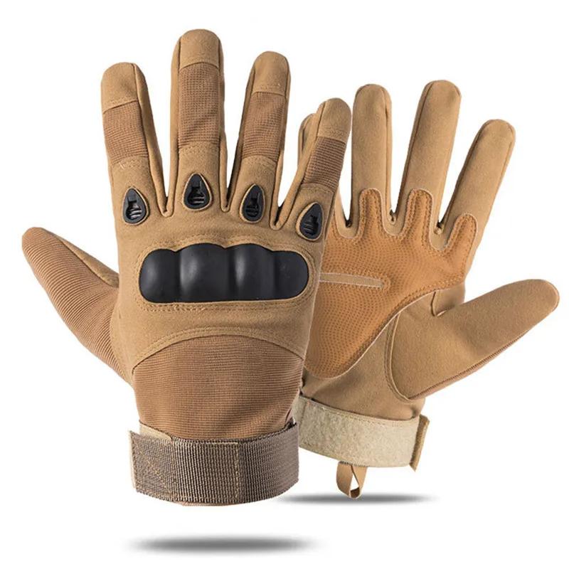 Outdoor Activity Gloves Full Finger Hard Knuckle Mens Gloves Athletic Shooting Hunting Airsoft Motorcycle Biking Gloves