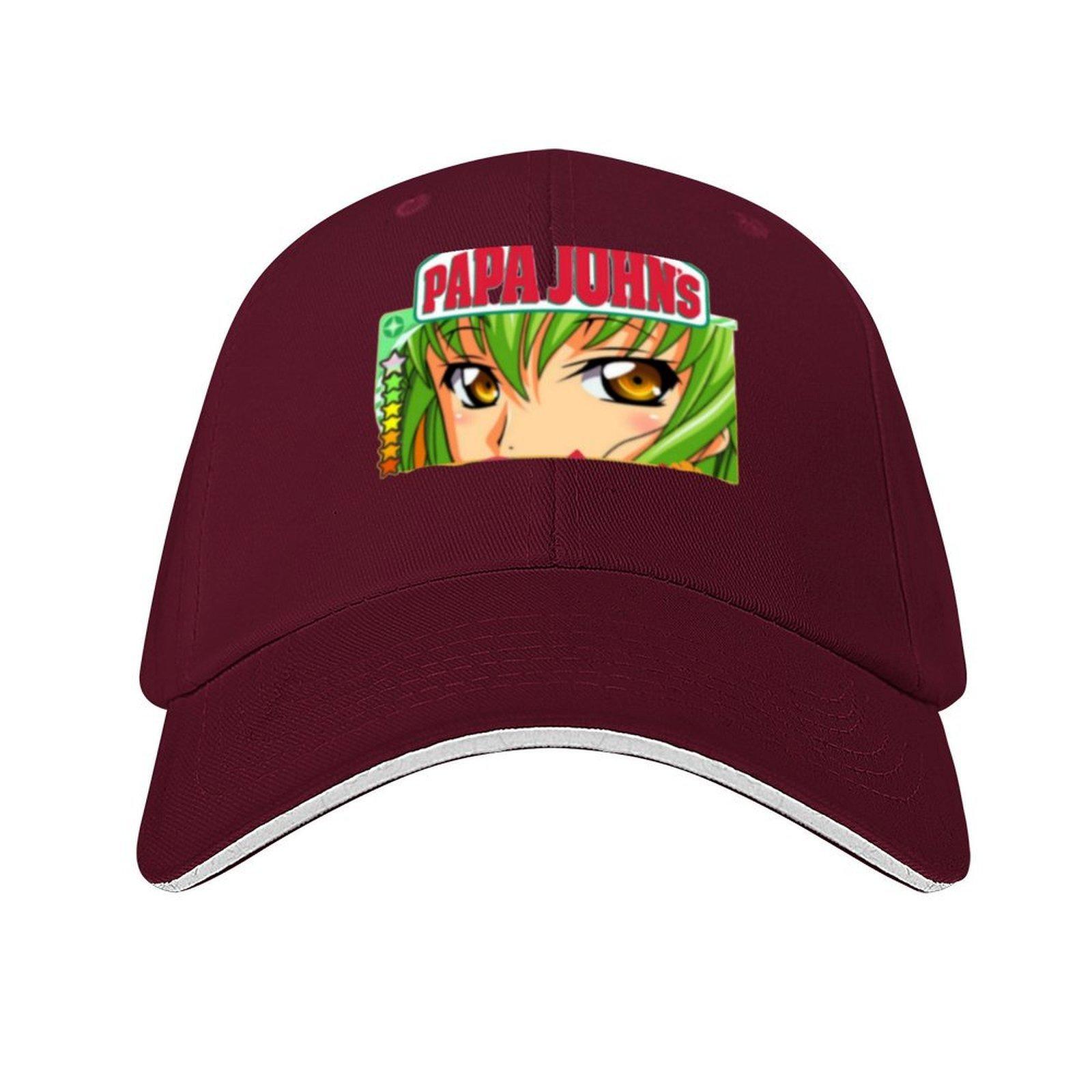 

CC Anime Peeker Baseball Cap sun caps Hat Unisex For The Sun Kids Hat Golf Womens Hats Unisexs