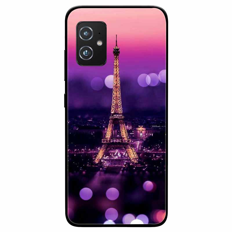 Black Silicone Case For Asus Zenfone 8 ZS590KS Case Soft Back Cover Coque For Asus Zenfone 8 ZS590KS Phone Case Zenfone8 Funda
