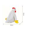 Chickens Shape Pellet Fiber Crossbody Bags for Woman Short Plush Funny Carto Handbag Shoulder Bag, Teen Youth Children Gits