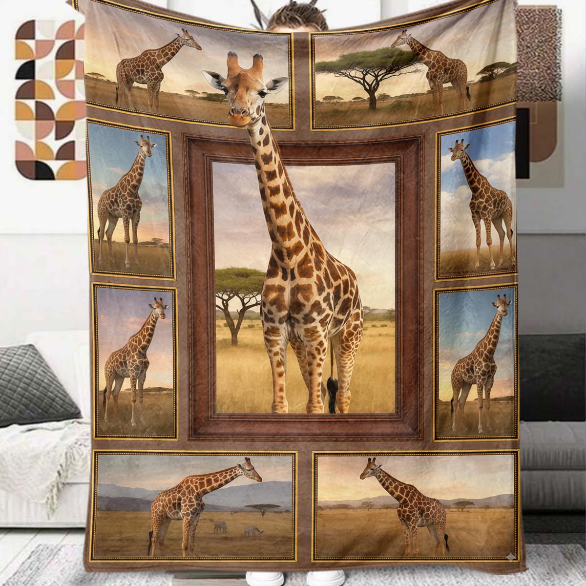 

1 шт. Фланелева ковдра з мультяшним принтом, Висока якість, Зручна для всіх сезонів, Декор для дому, Тепло та затишок, Ідеальний подарунок на Різдво, День народження 80cm x 120cm