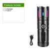 10000LM Most Powerful Flashlight High Power Led Flashlights Rechargeable Tactical Torch Long Range 300M Lamp Camping Lantern