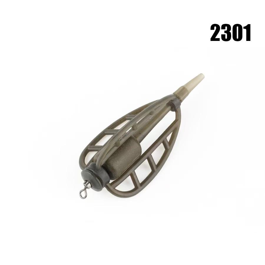 Feeder Fishing European Carp Bait Cage Lead Sinker with Bait Attached To the Feeder 40-80g Fishing Accessories