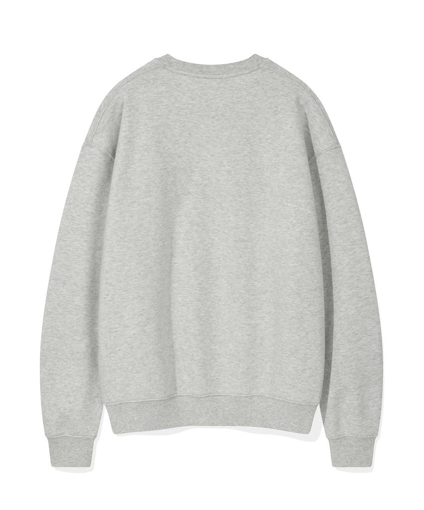 WACKY WILLY Big Lily Sweatshirt Light Gray