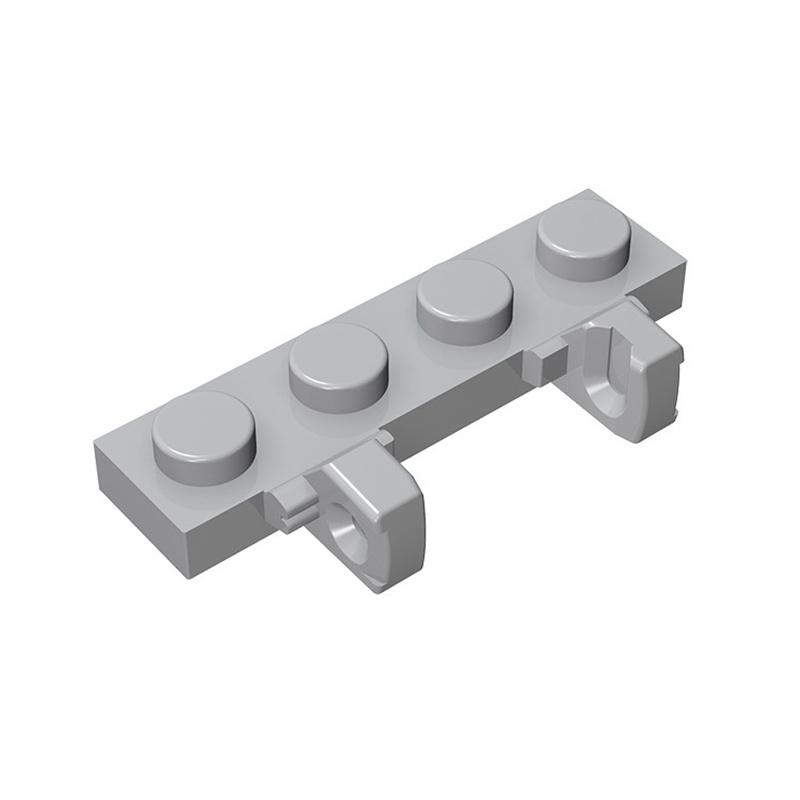 MOC 20PCS 44568 51483 piastra cerniera 1x4 bloccaggio doppio 1 dito mattoni compatibili blocchi fai da te particelle giocattolo