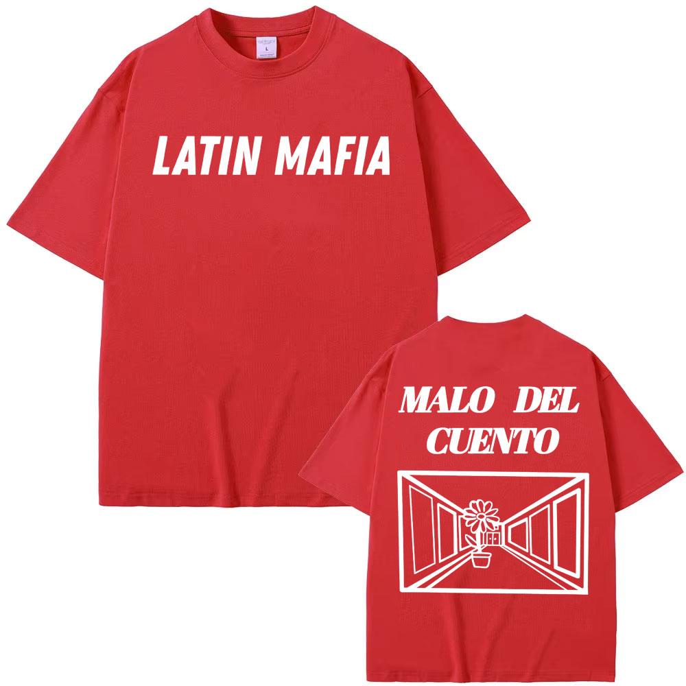 

Футболка с принтом Band Latin Mafia Malo Del Cuento Мужская Женская 100% Хлопок Оверсайз Футболки Винтажная Футболка с Поп-Музыкой Streetwear L