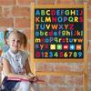 77 Pcs Fridge Magnet Reusable Magnetic Letter and Number Set Educational Toy with Case for Magnetic Whiteboard Fridge Magnet