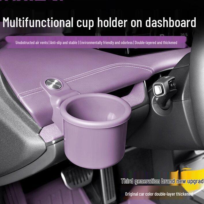 Porta-copos sob medida para Xiaomi SU7: Cor Original e Acessório Multifuncional para Interior de Carro