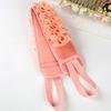 Bath Towel Fine Mesh Bath Sponge 2 in 1 Gentle Exfoliating Loofah Breathable Circular Acupoint Massage Design Bath Towel
