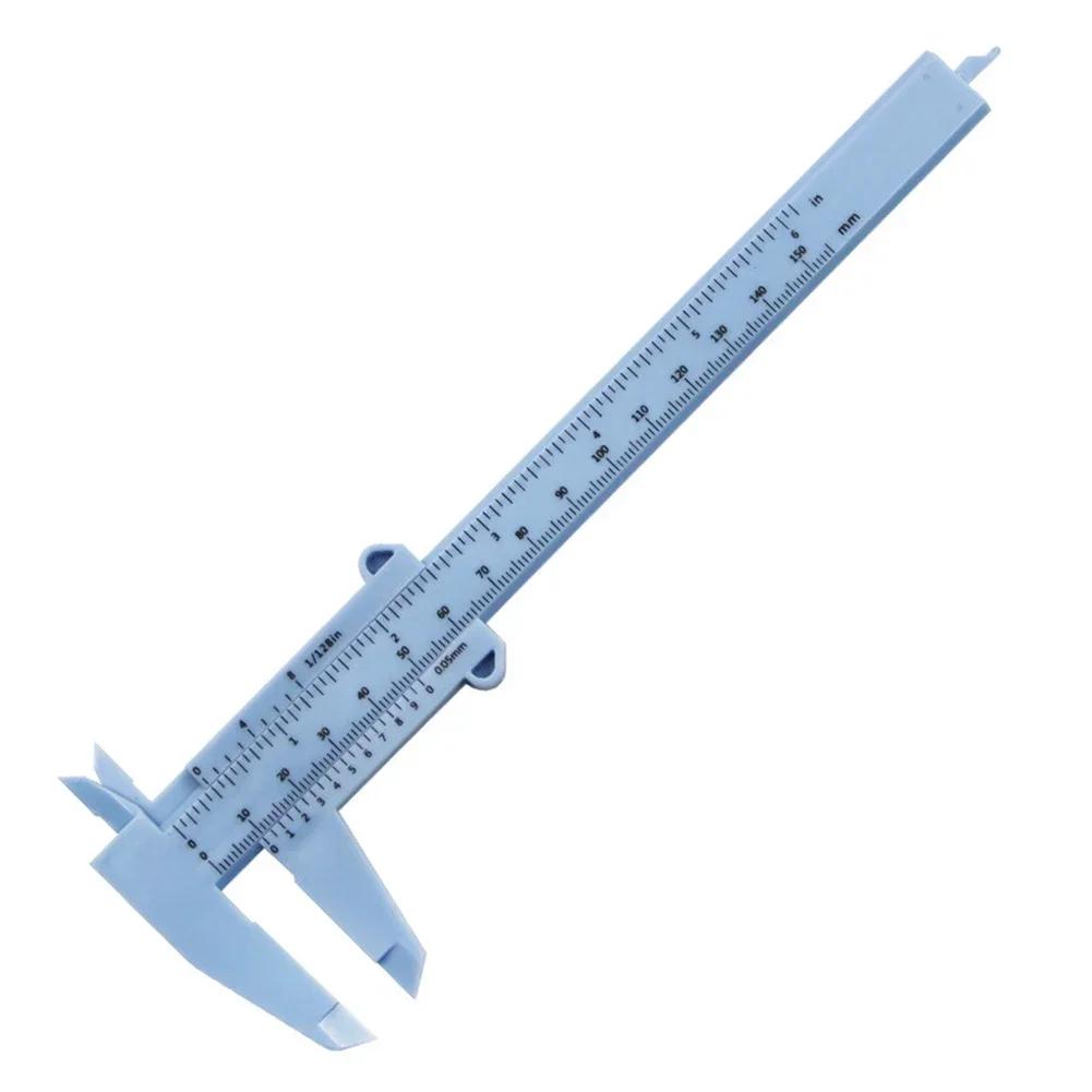DIY Tool Vernier Calipers Double Scale Rulers Plastic Caliper Depth Diameter Measure Tool 0-150mm