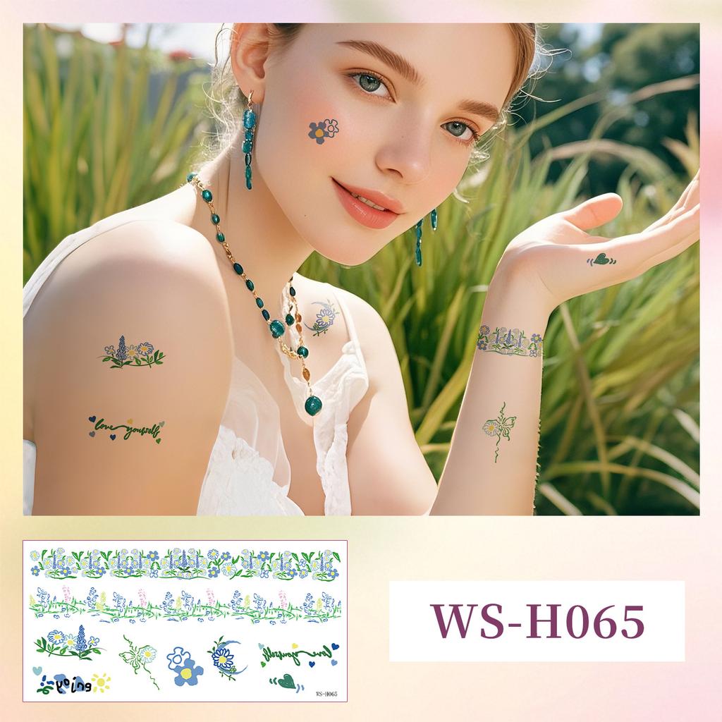 Grenzüberschreitend Beliebt Klein Frisch Erwachsenen Finger Tattoo Aufkleber Wasserdicht Niedlich Kinder Armband Narbenabdeckung