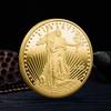 Statue of Liberty - Commemorative Coin Collection Metal 3D Relief Commemorative Medal Badge