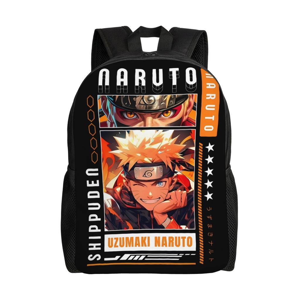 Customized N-Narutoes Uzumaki Backpacks Men Women Fashion Bookbag for School College Manga Bags