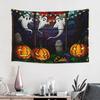 Halloween Trick Or Treat Print Tapestry Wall Hanging Blanket Tapestry Home Decor Items Wall Decorations