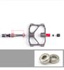 For Classic Ultralight Bicycle Pedals 3-Bearing Chromoly Axle Aluminum Alloy Body Removable Anti-Slip Pins BMX Road MTB 3