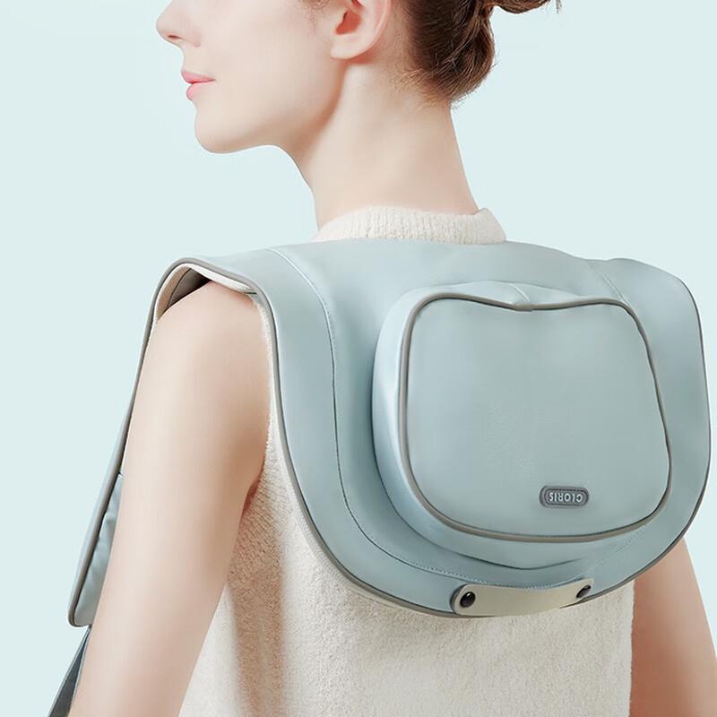 CLORIS Neck & Back Tapping Massager Shawl with Heat CN Plug (adapter Included)