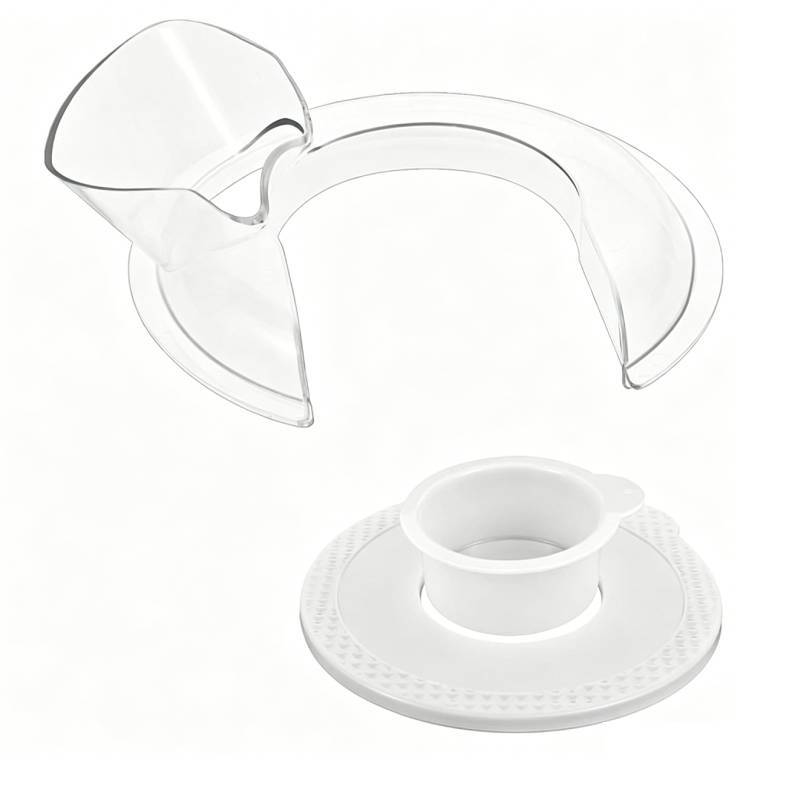 For Kitchen Aid Steel Mixing Bowl Fermentation Lid With Splash Cover For Home Baking