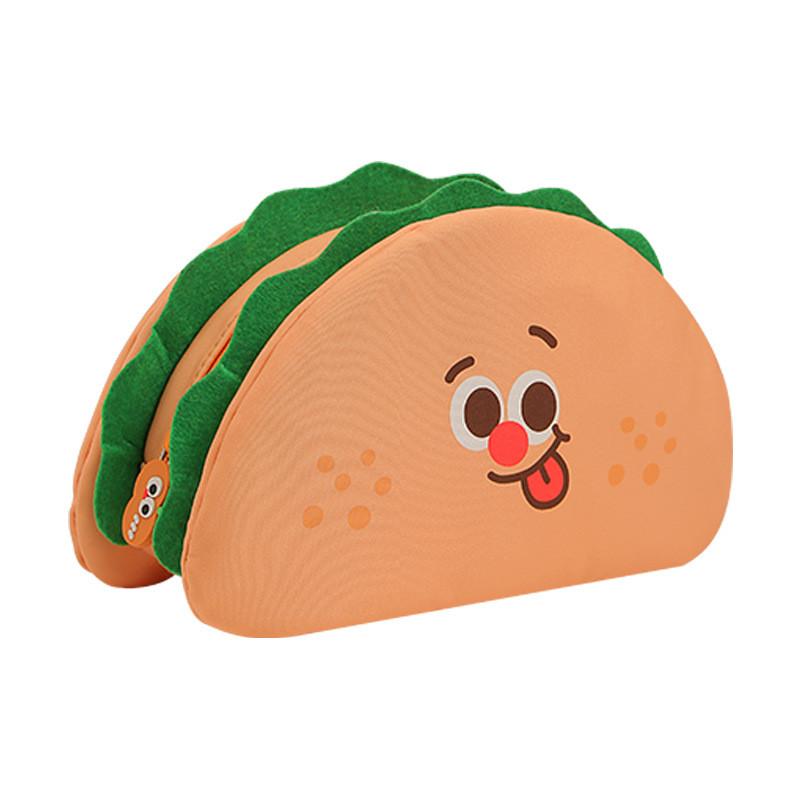 

Taco Cartoon Makeup Bag With Large Capacity For Travel And Bedroom Storage Taco