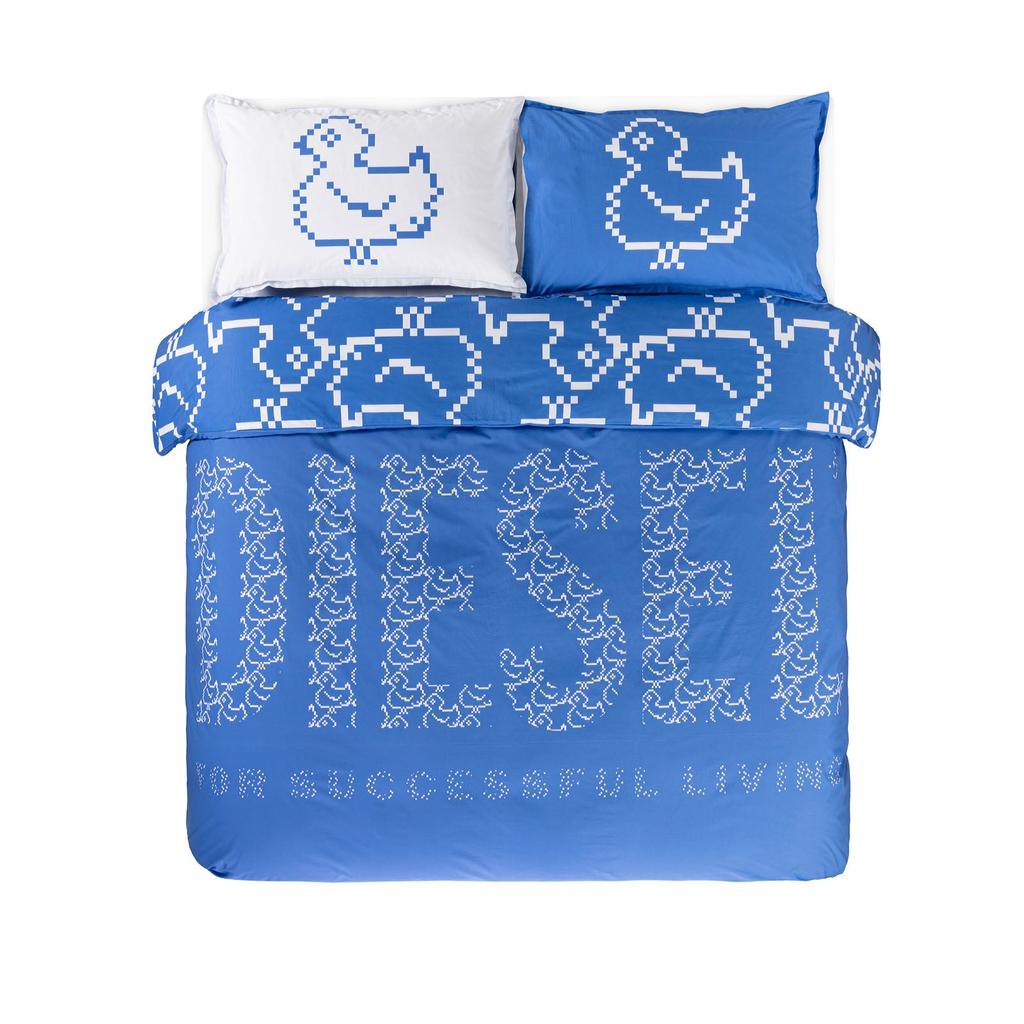 Duvet Cover with Pillowcases Pixels Ducks In Percale