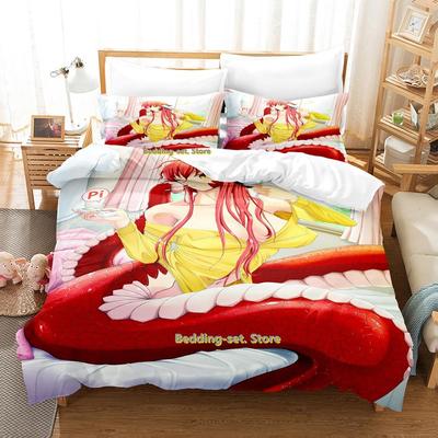 Monster Musume Bettwäsche-Set Einzelbett Twin Full Queen King Size Bettset Erwachsener Kind Schlafzimmer Bettbezug-Sets 3D Anime Bettlaken-Set