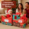 Creative Christmas Train Design Candy SantaTrain Present Box Paper Festive Gift Boxes Decorative Gift Boxes for Kids Birthday Party Gift Xmas Decor