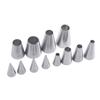 2/4pcs  Circularity Round Pastry Nozzles Cream Stainless Steel Icing Piping Pastry Nozzle Tips Baking Cakes Decoration Tools