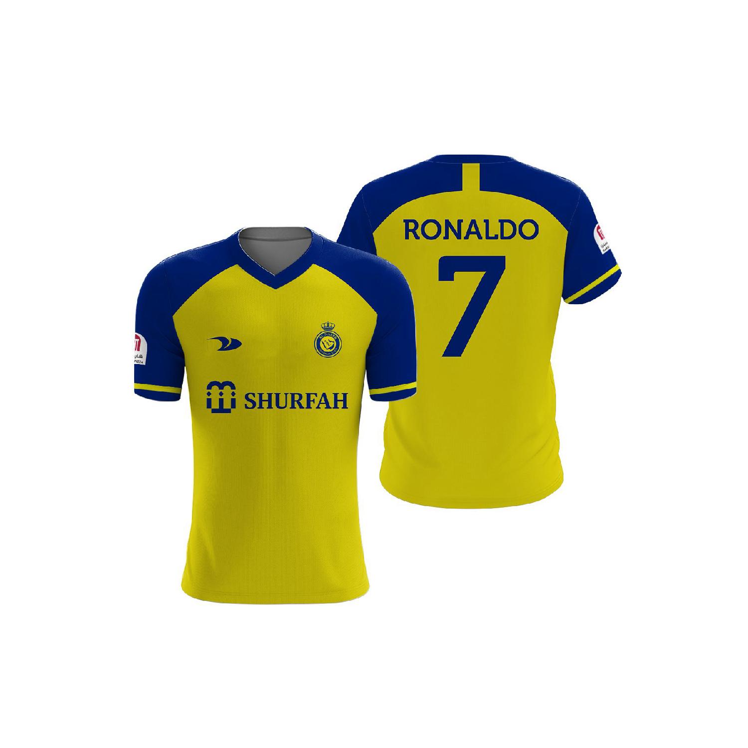 

Желтая майка для взрослых Ronaldo All Nasr