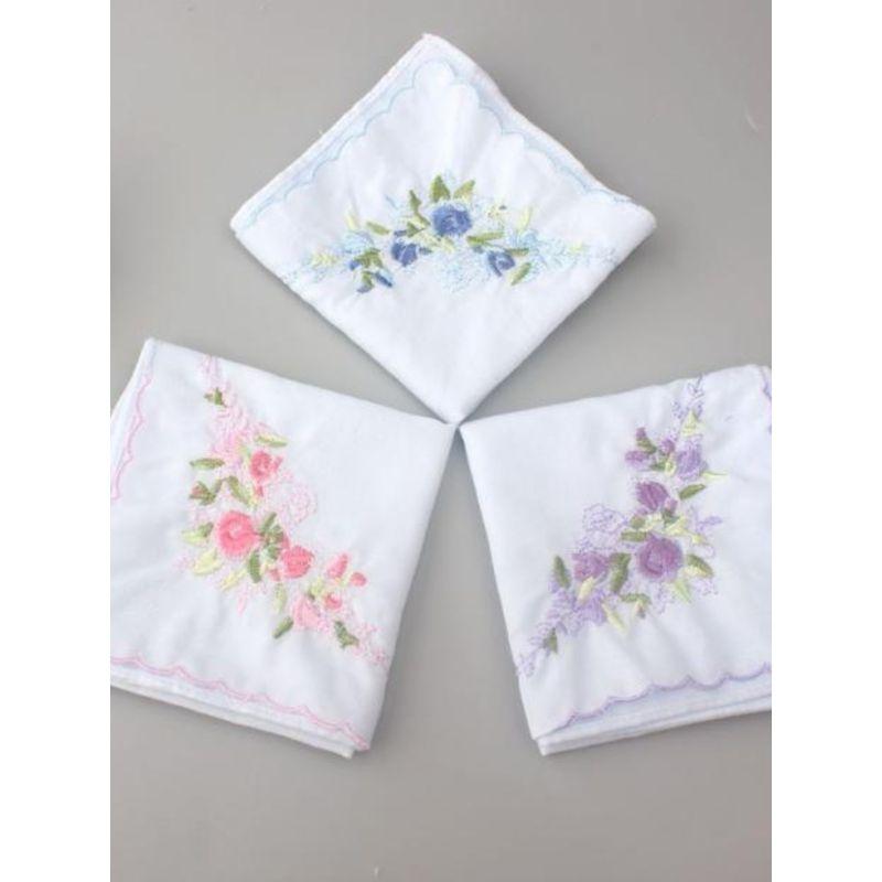 Embroidered Portable Fresh Handkerchief