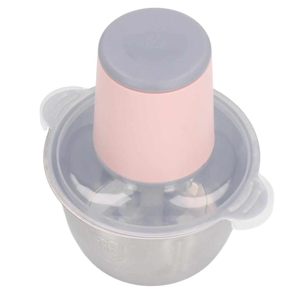 2L Küchenmaschine Multifunktionale Haushalts-Mini-Fleischmühle Elektrischer Gemüsehacker für Zuhause