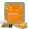 LUXMI Estates Assam Astounding Ashwagandha Root Tea 25 Tea Bags (50Gm) Pack|Certified Usda Organic Herbal Tea Bags|25 Cups,50Gm