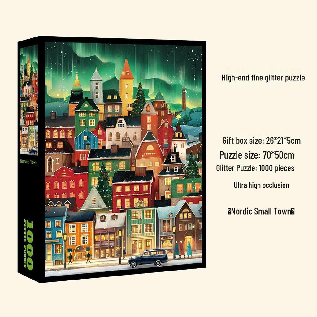 In Stock 1000-Piece High-Quality Challenging Jigsaw Puzzle for Adults - Customizable