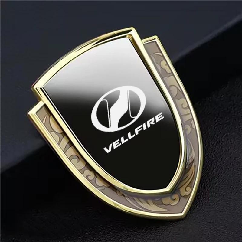 Car Stickers 3D Metal Accsesories Auto Accessory for Toyota Alphard Vellfire
