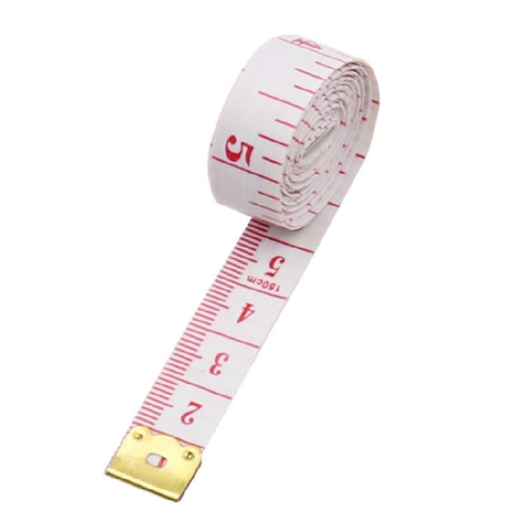 Body Measurement Sewing Tailor Craft Vinyl Ruler Has Inches Scale on Revers