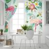 Mode Flamingo Tropische Blume Verdunkelungsvorhänge Verschiedene Tiermuster Stil Schatten Drapierung Zuhause Küche Verdunkelungsvorhang