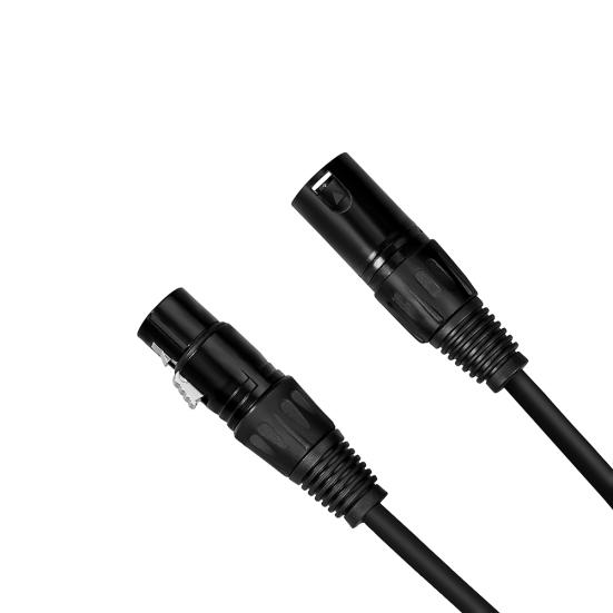 0.5/1/3/2m XLR 3 Pin Female to 5 Pin Male XLR Cable for Microphone Stage Light