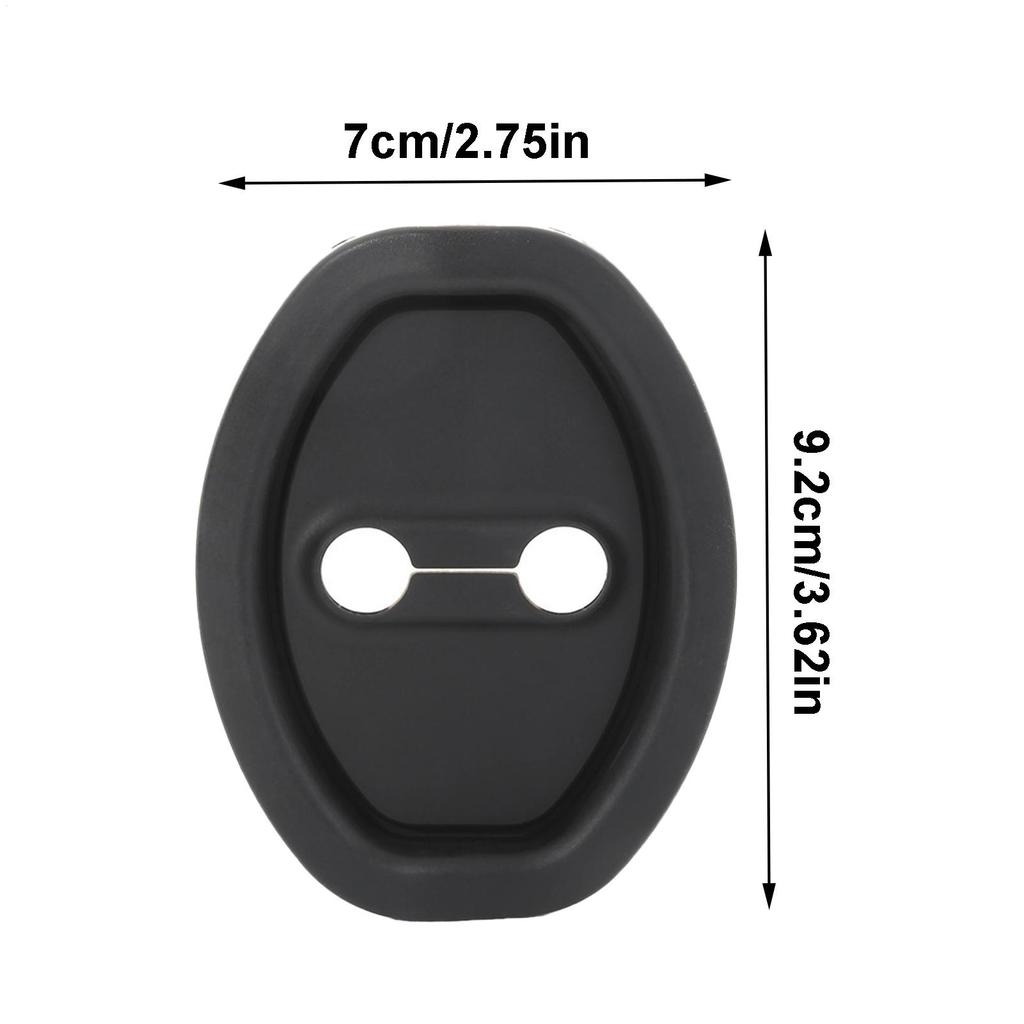 Car Door Lock Protective Cover 4X Silicone Soft Car Door Latch Covers Set Multifunctional Protective Cover Thickened Waterproof