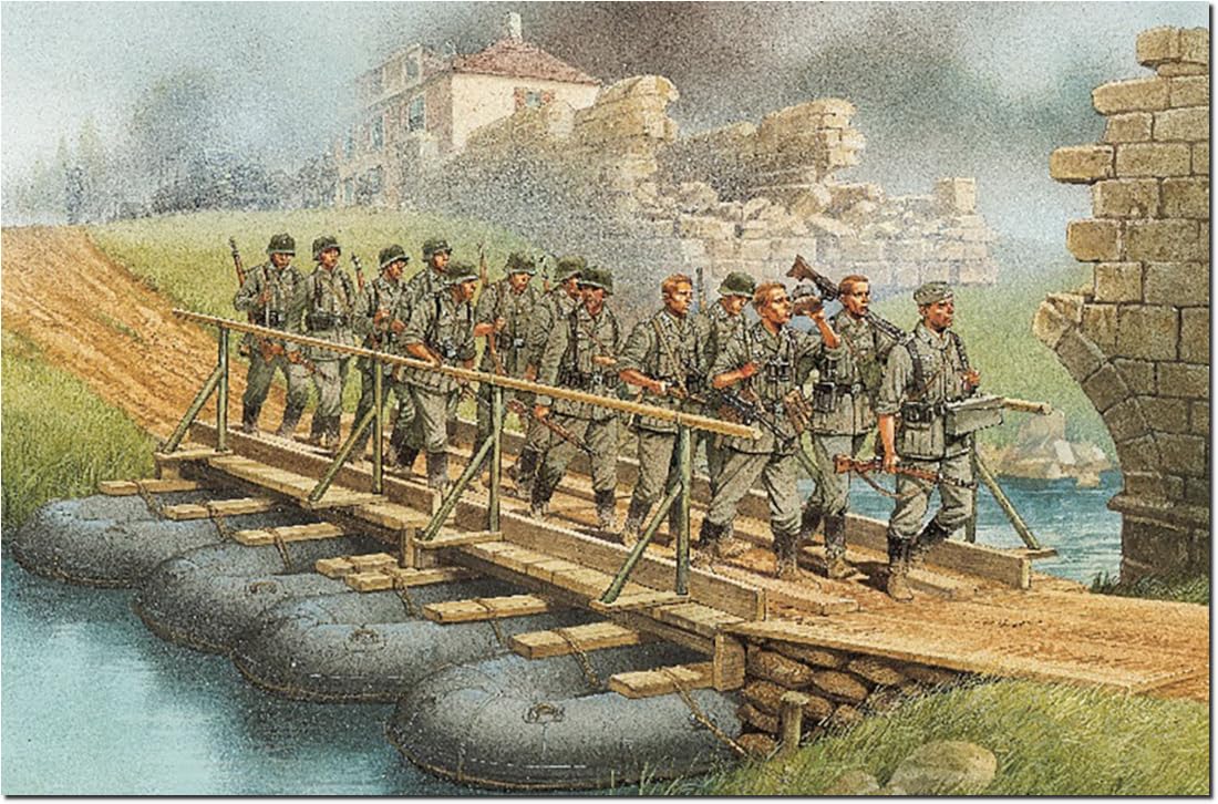 

Platz Dragon WW2 German Pontoon Set Plastic Model DR6532SP 1/35